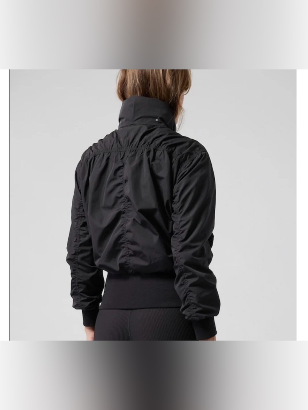 Athleta Point Reyes Bomber Jacket in Black Size XS - Picture 2 of 6